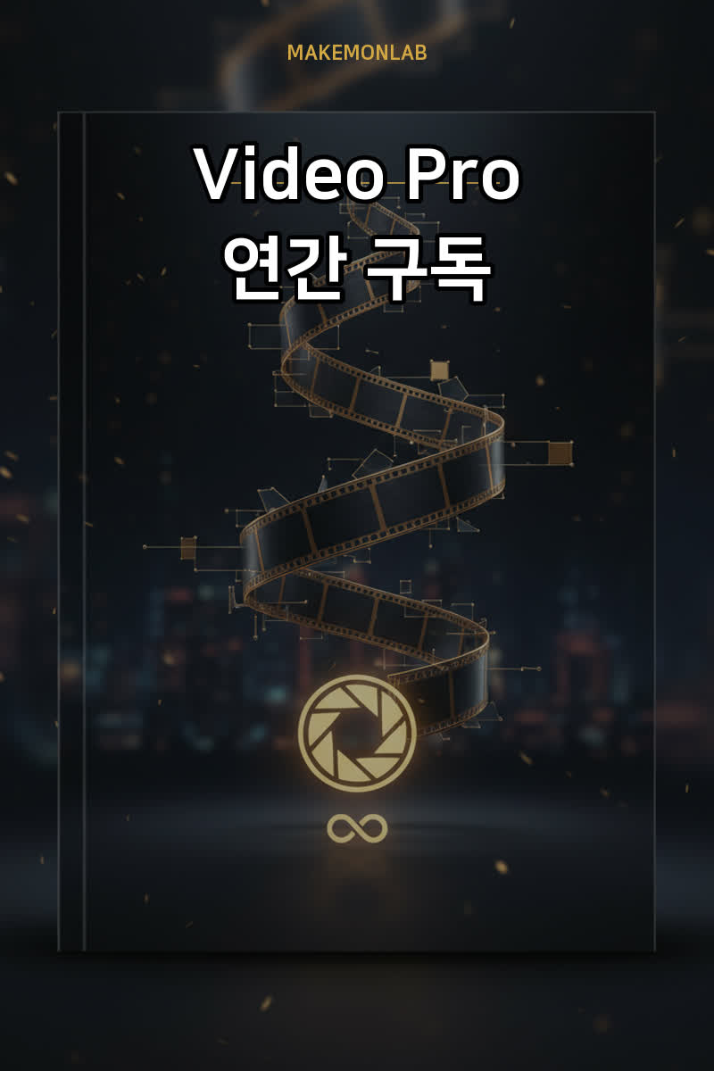 Video Pro 연간 구독
