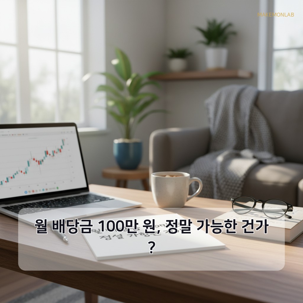 배당주 투자로 월 100만 원 만들기 - 월 배당금 100만 원, 정말 가능한 건가?