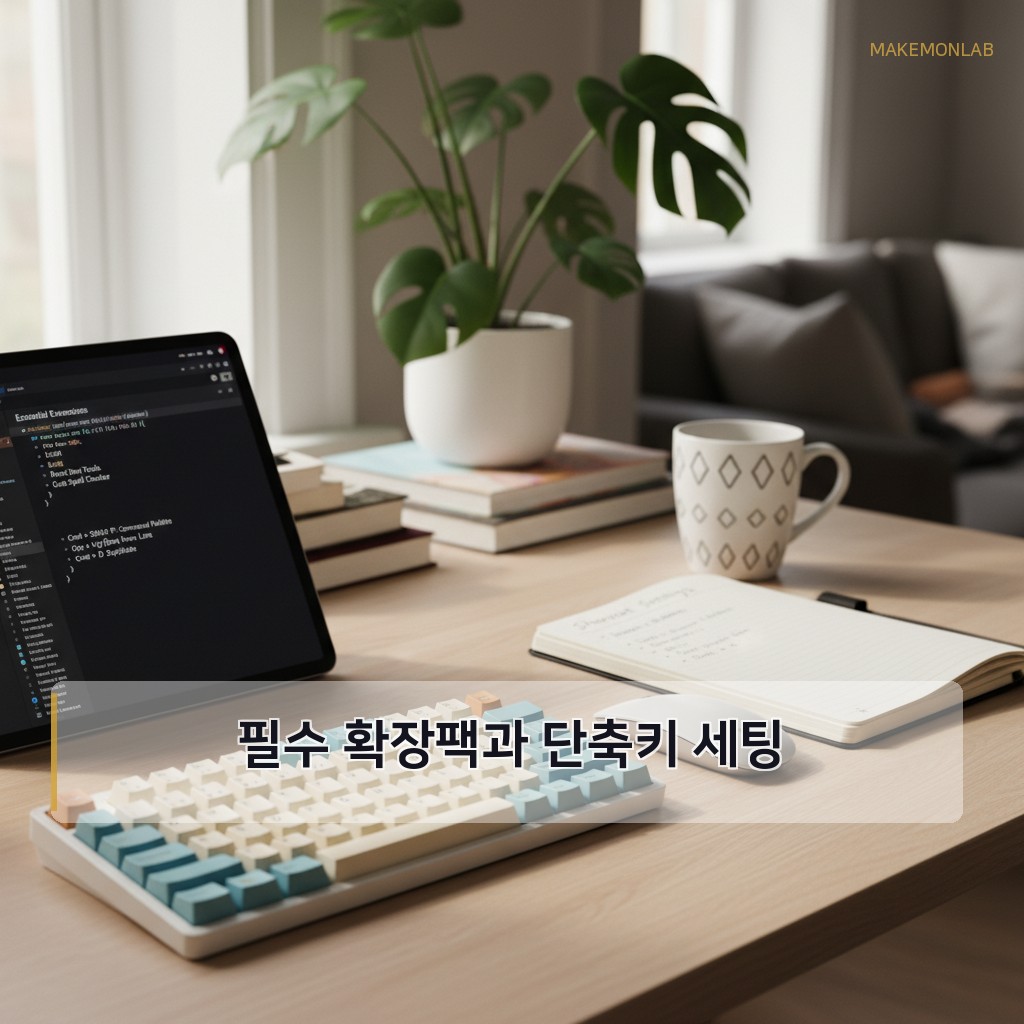 바이브 코딩 시작하기 - 필수 확장팩과 단축키 세팅