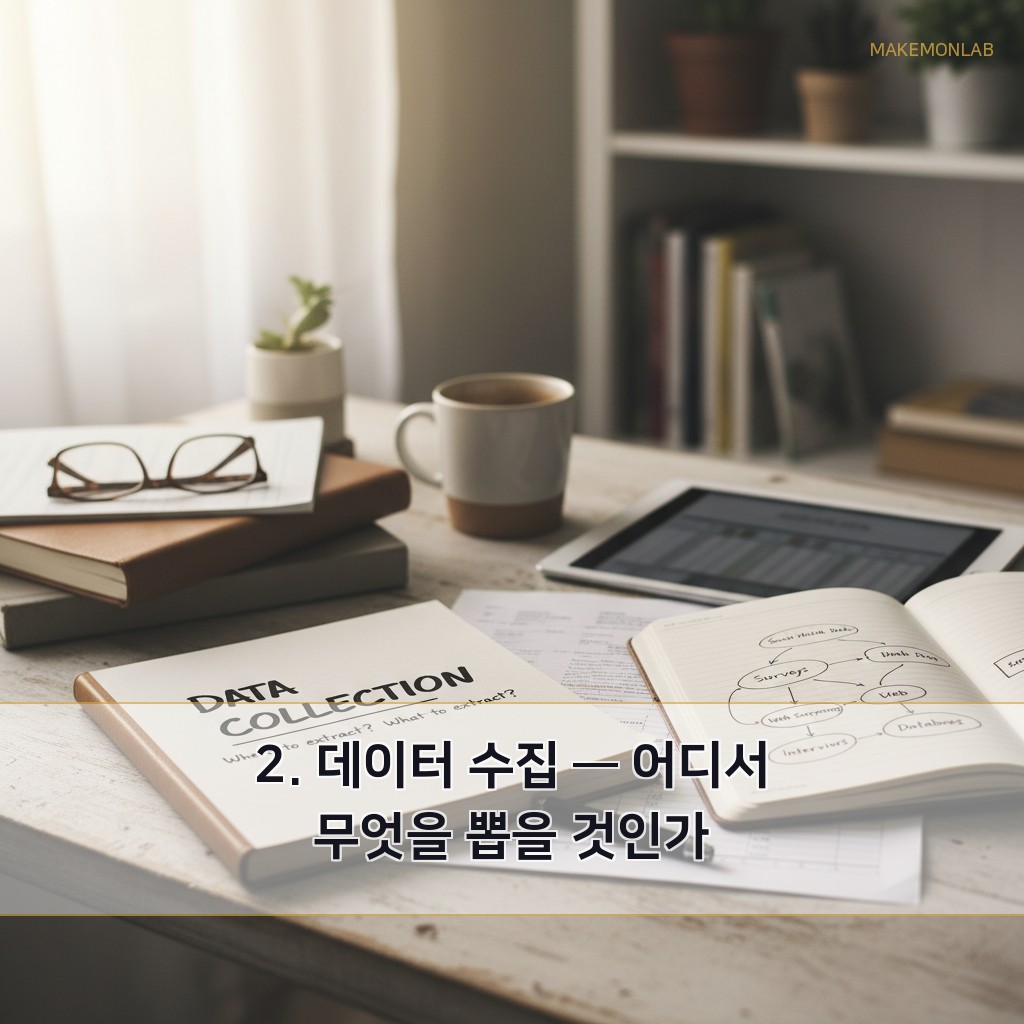 AI로 쇼핑몰 수익성 자동 분석 - 2. 데이터 수집 — 어디서 무엇을 뽑을 것인가