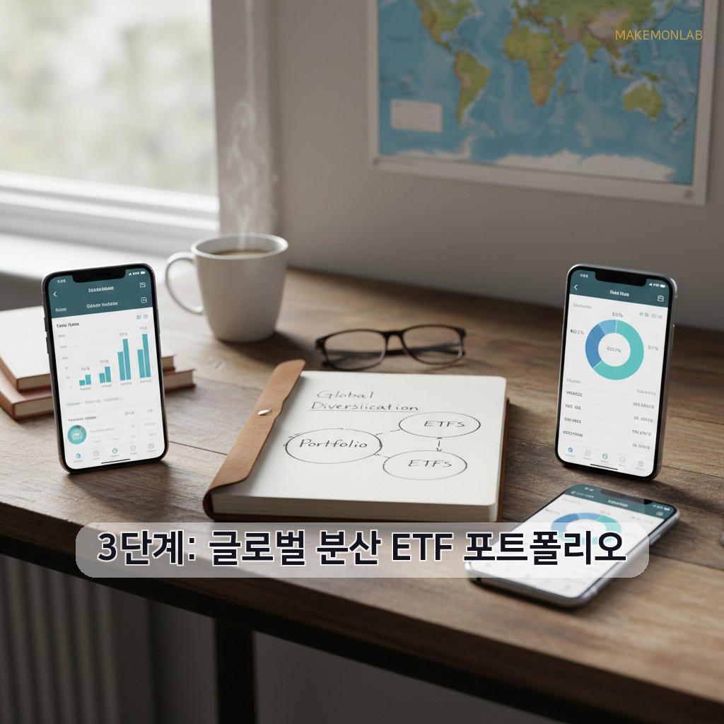 직장인 소액 투자 전략 - 3단계: 글로벌 분산 ETF 포트폴리오