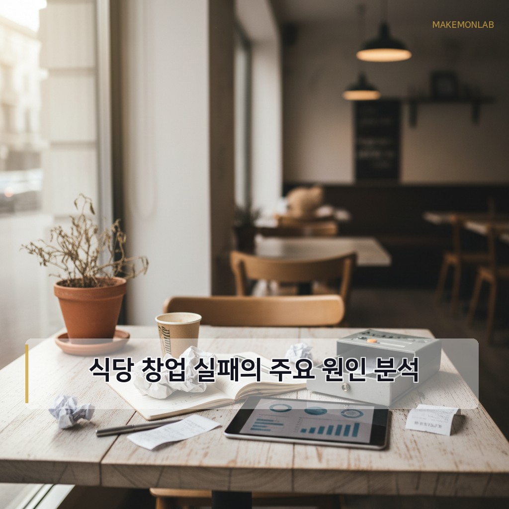 폐업률 70%의 현실 - 식당 창업 실패의 주요 원인 분석