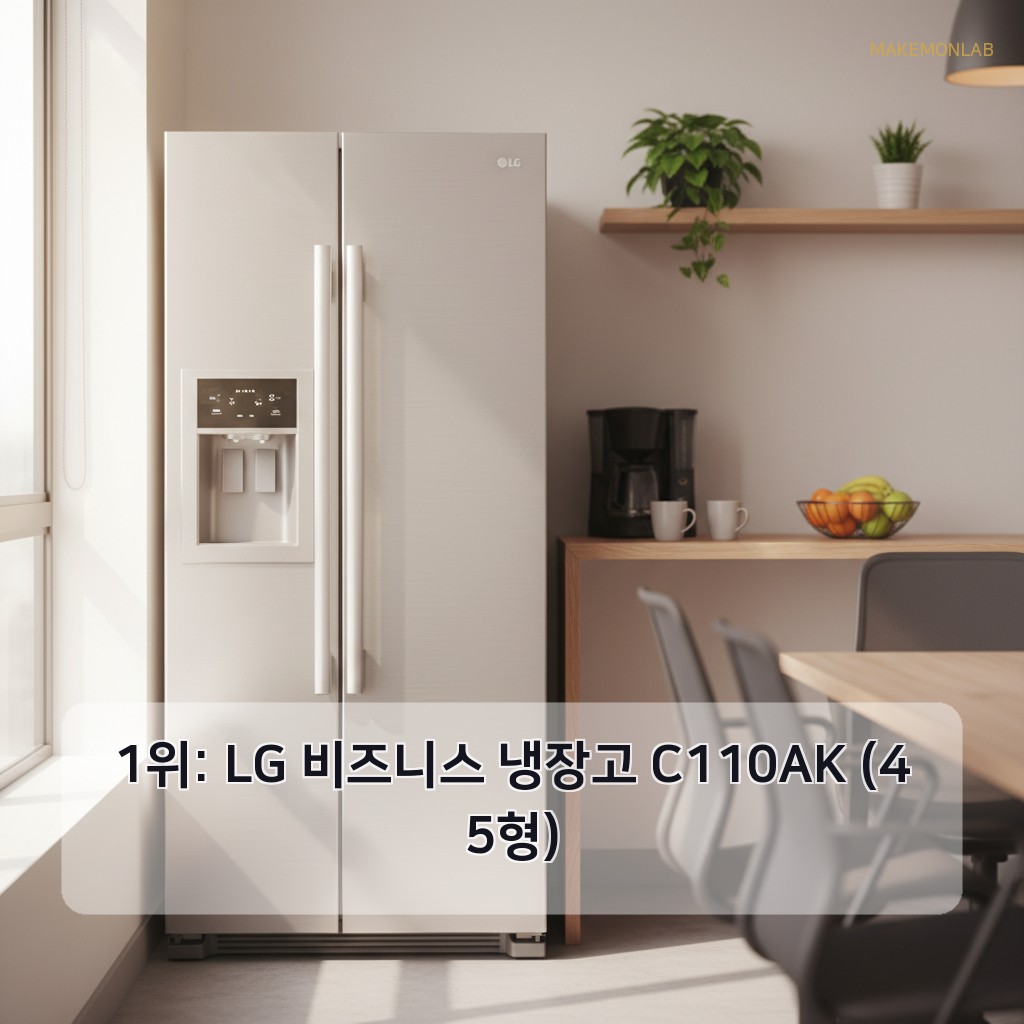 업소용 냉장고 추천 TOP 5 - 1위: LG 비즈니스 냉장고 C110AK (45형)