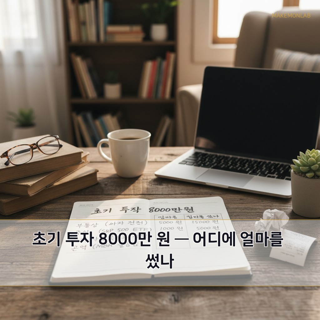 부부가 함께 운영하는 동네 빵집 창업기 - 초기 투자 8000만 원 — 어디에 얼마를 썼나