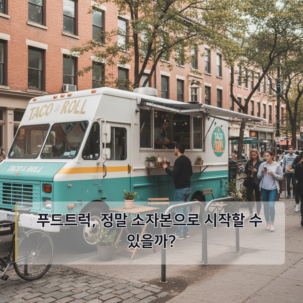 푸드트럭 창업 A to Z - 푸드트럭, 정말 소자본으로 시작할 수 있을까?