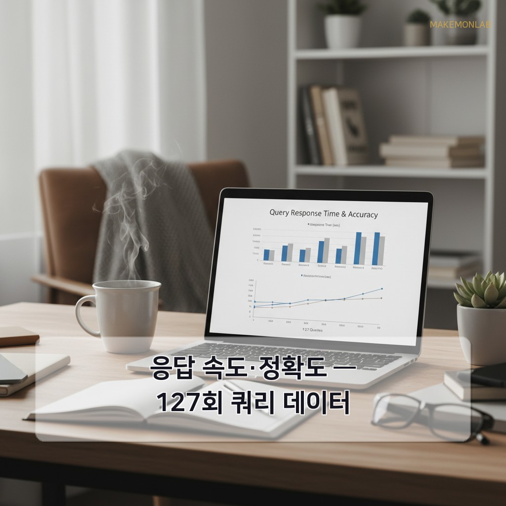 Perplexity vs ChatGPT Search vs Claude Projects - 응답 속도·정확도 — 127회 쿼리 데이터