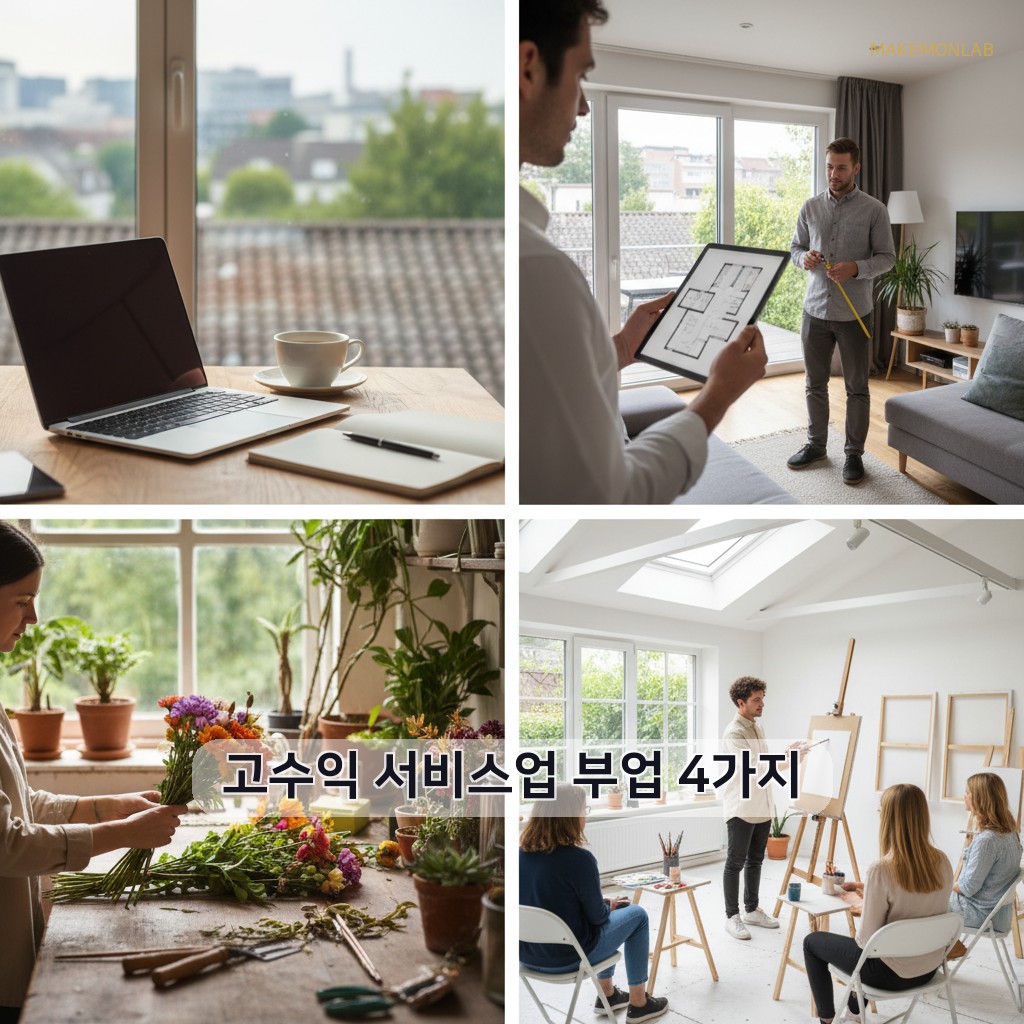 오프라인 부업 추천 8가지 - 고수익 서비스업 부업 4가지