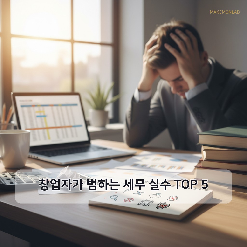 창업 인허가·세무 완벽 가이드 - 창업자가 범하는 세무 실수 TOP 5