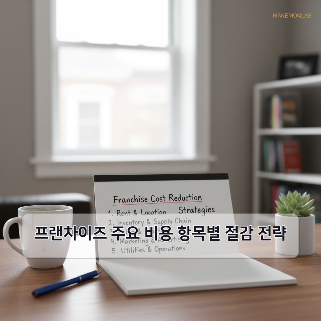 프랜차이즈 창업 비용 절감하는 방법 - 프랜차이즈 주요 비용 항목별 절감 전략