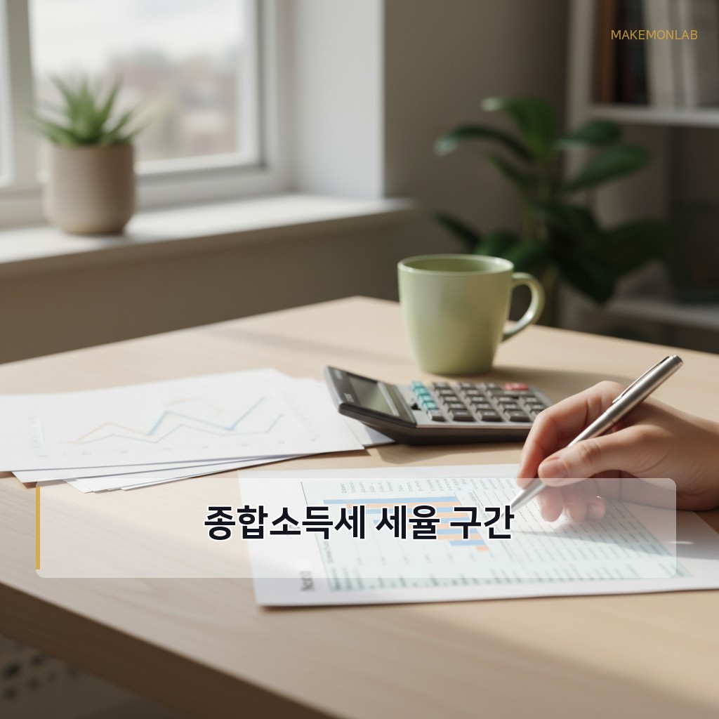직장인 종합소득세 신고 가이드 - 종합소득세 세율 구간