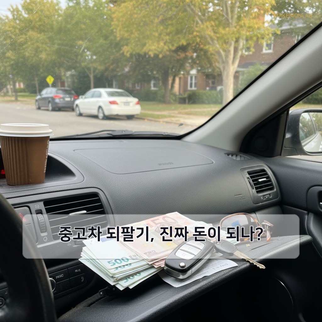 중고차 사고 팔아서 월 200만 원 버는 법 - 중고차 되팔기, 진짜 돈이 되나?