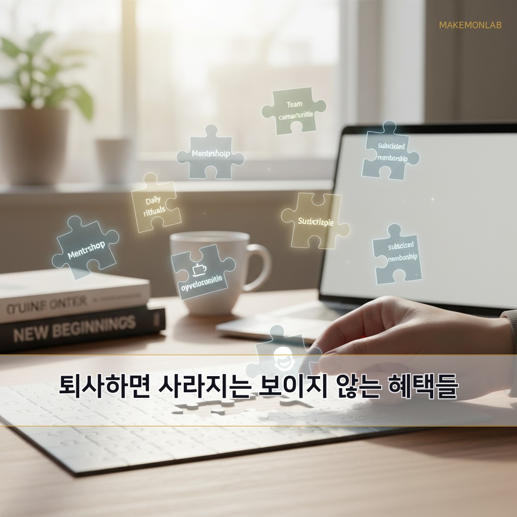 부업에서 본업으로 - 퇴사하면 사라지는 보이지 않는 혜택들