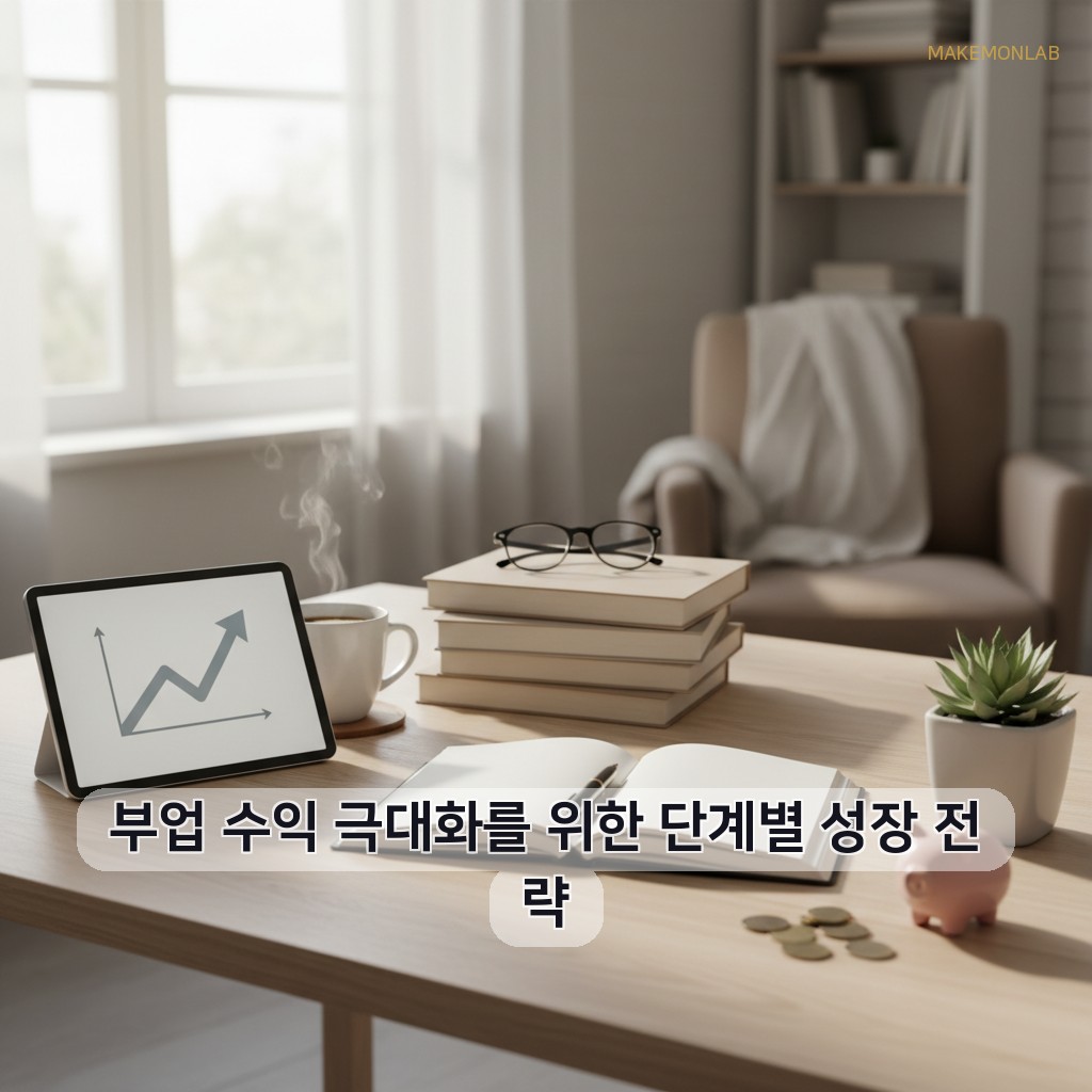 직장인 부업 수익 극대화 전략 5가지 - 부업 수익 극대화를 위한 단계별 성장 전략