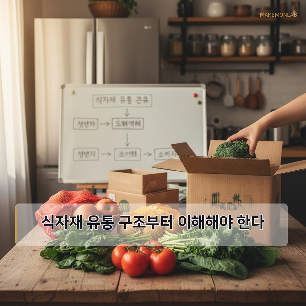 식당 식자재 비용 30% 줄이는 법 - 식자재 유통 구조부터 이해해야 한다