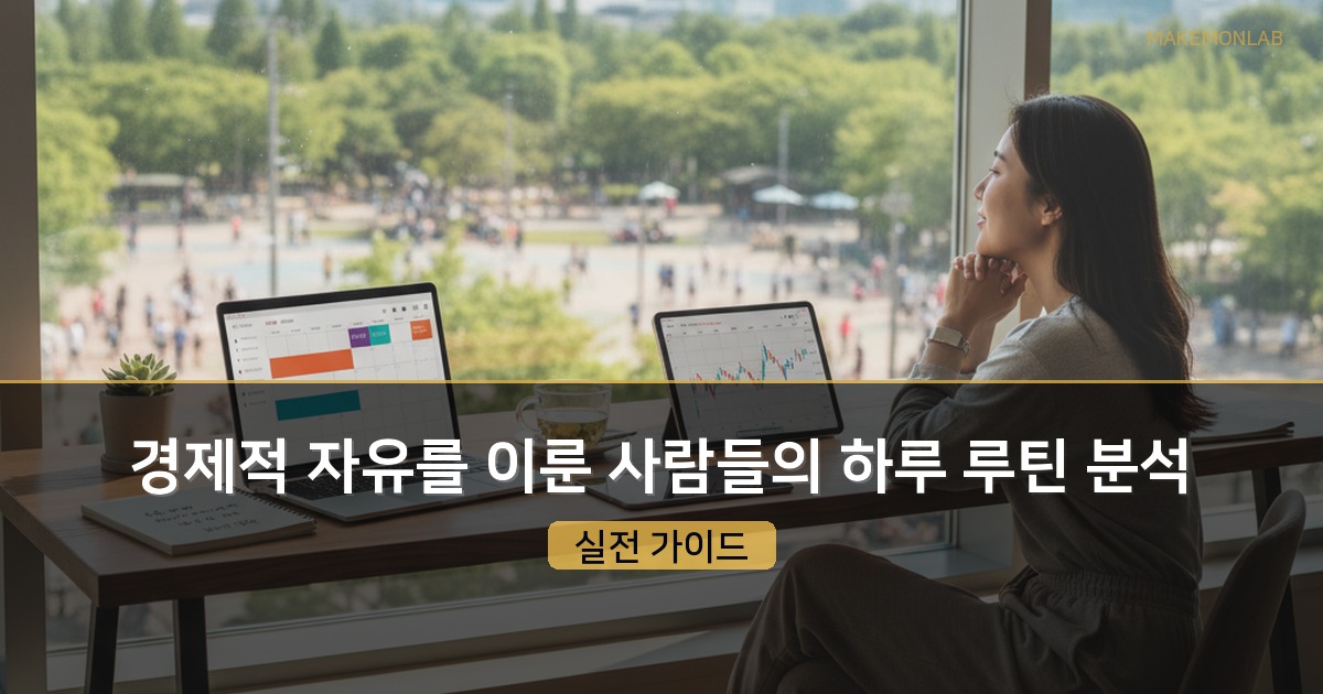 경제적 자유를 이룬 사람들의 하루 루틴 분석 — FIRE족의 시간 관리법