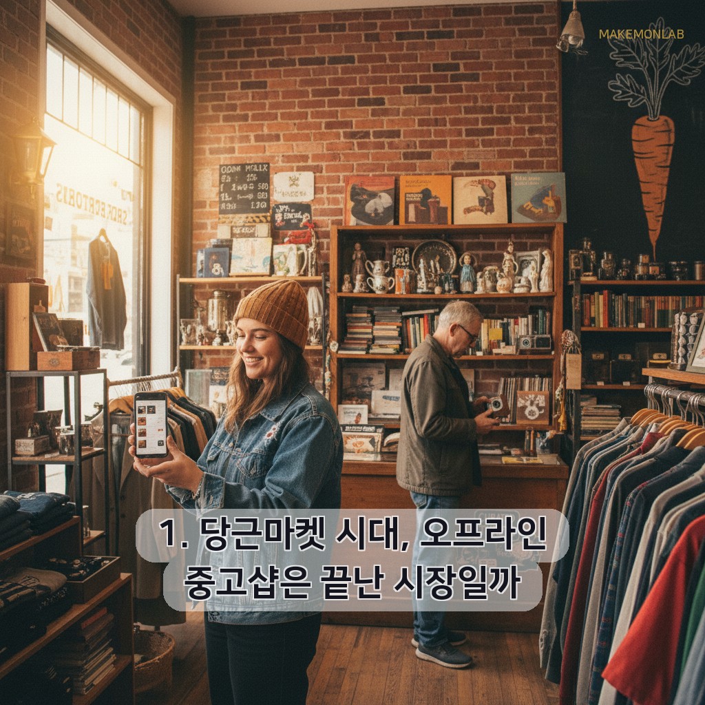 중고 매장 창업 현실 가이드 - 1. 당근마켓 시대, 오프라인 중고샵은 끝난 시장일까