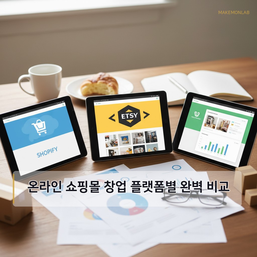 온라인 쇼핑몰 창업 단계별 가이드 - 온라인 쇼핑몰 창업 플랫폼별 완벽 비교