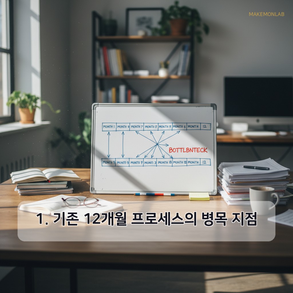 식품 제조업체가 AI로 신제품 기획 기간을 6개월 단축한 실사례 - 1. 기존 12개월 프로세스의 병목 지점