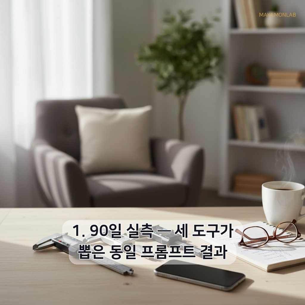 Midjourney vs Stable Diffusion vs Gemini 2.5 Flash Image - 1. 90일 실측 — 세 도구가 뽑은 동일 프롬프트 결과