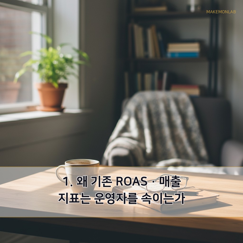 AI로 쇼핑몰 수익성 자동 분석 - 1. 왜 기존 ROAS · 매출 지표는 운영자를 속이는가