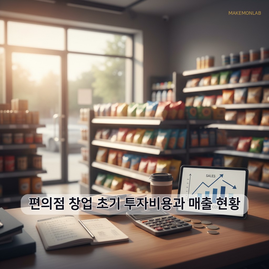 편의점 창업 1년 후기: 실제 매출과 순이익 공개 분석 - 편의점 창업 초기 투자비용과 매출 현황