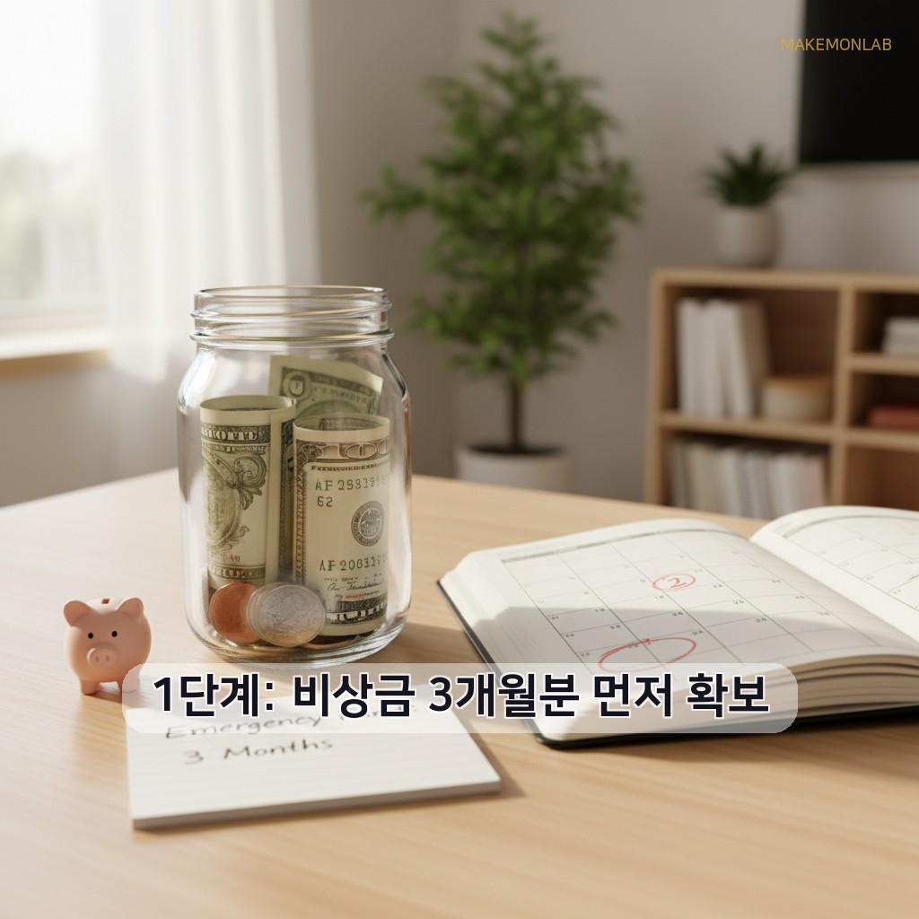직장인 소액 투자 전략 - 1단계: 비상금 3개월분 먼저 확보