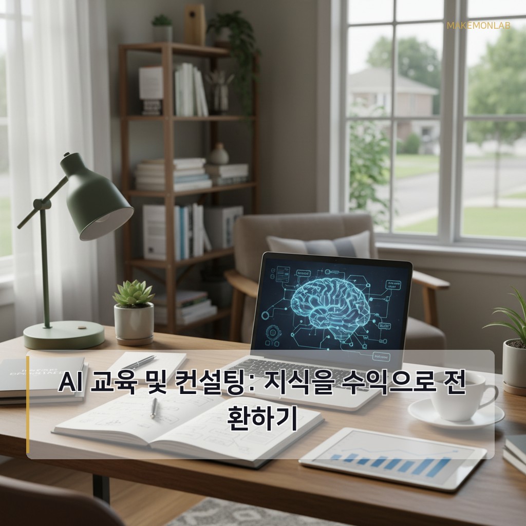 AI로 돈 버는 5가지 비즈니스 모델 - AI 교육 및 컨설팅: 지식을 수익으로 전환하기