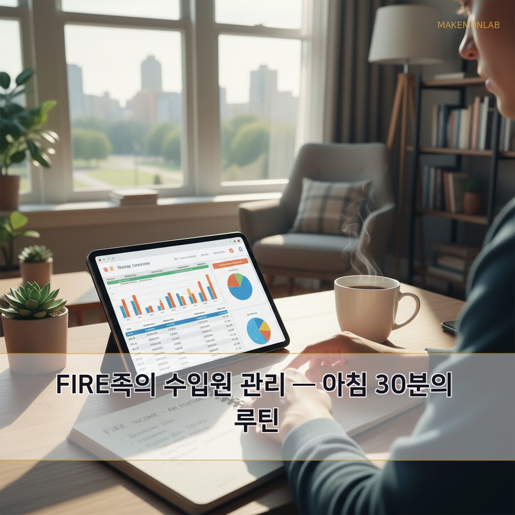 경제적 자유를 이룬 사람들의 하루 루틴 분석 - FIRE족의 수입원 관리 — 아침 30분의 루틴