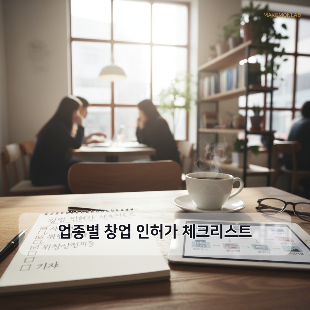 창업 인허가·세무 완벽 가이드 - 업종별 창업 인허가 체크리스트