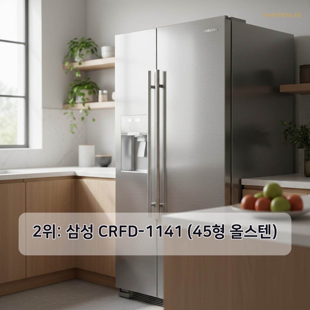 업소용 냉장고 추천 TOP 5 - 2위: 삼성 CRFD-1141 (45형 올스텐)