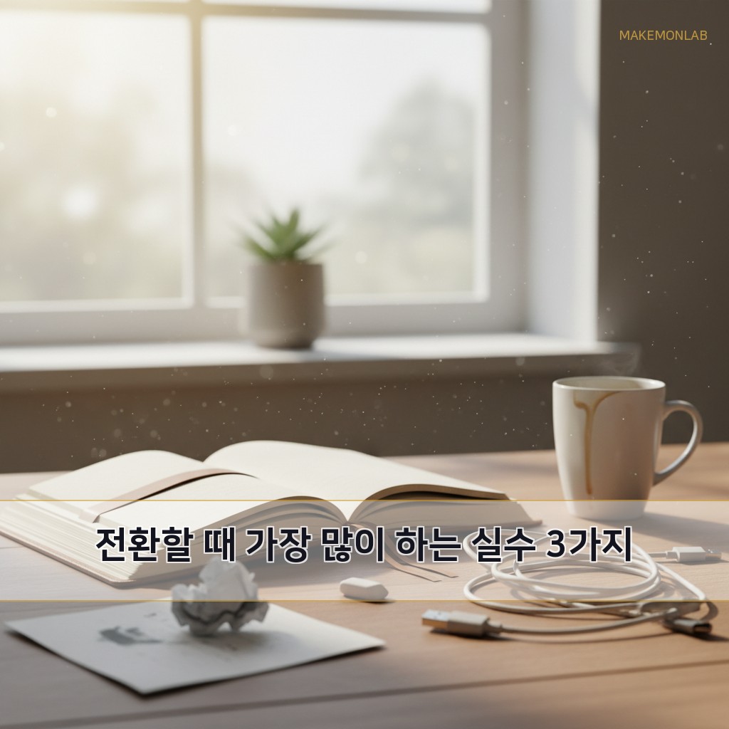 부업에서 본업으로 - 전환할 때 가장 많이 하는 실수 3가지