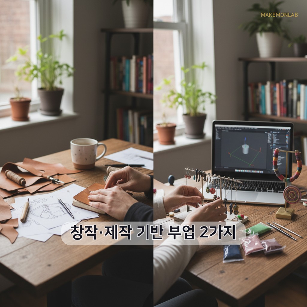 오프라인 부업 추천 8가지 - 창작·제작 기반 부업 2가지