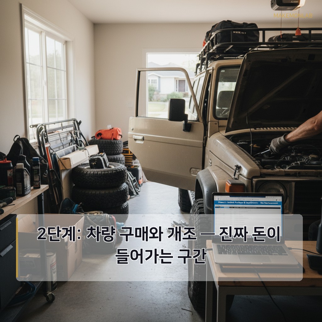 푸드트럭 창업 A to Z - 2단계: 차량 구매와 개조 — 진짜 돈이 들어가는 구간