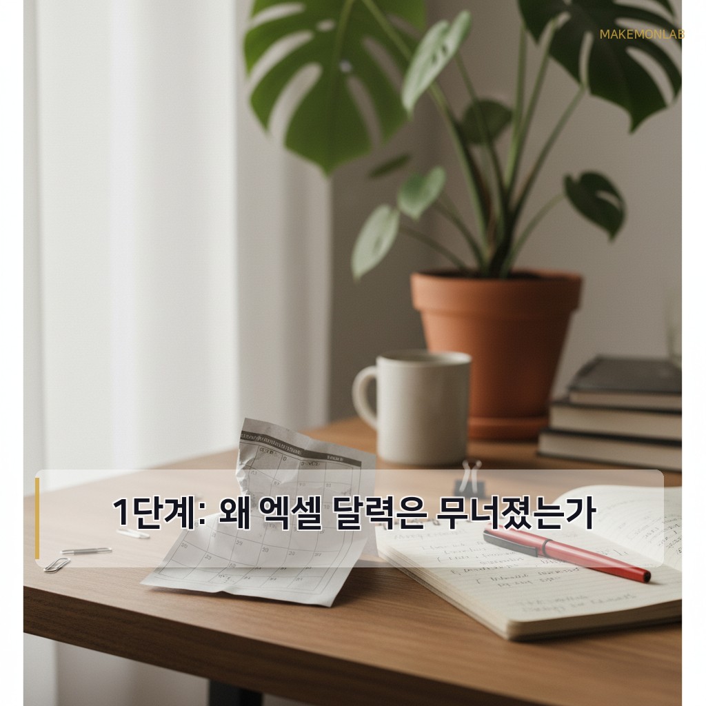 1인 브랜드의 AI 마케팅 달력 자동화 - 1단계: 왜 엑셀 달력은 무너졌는가