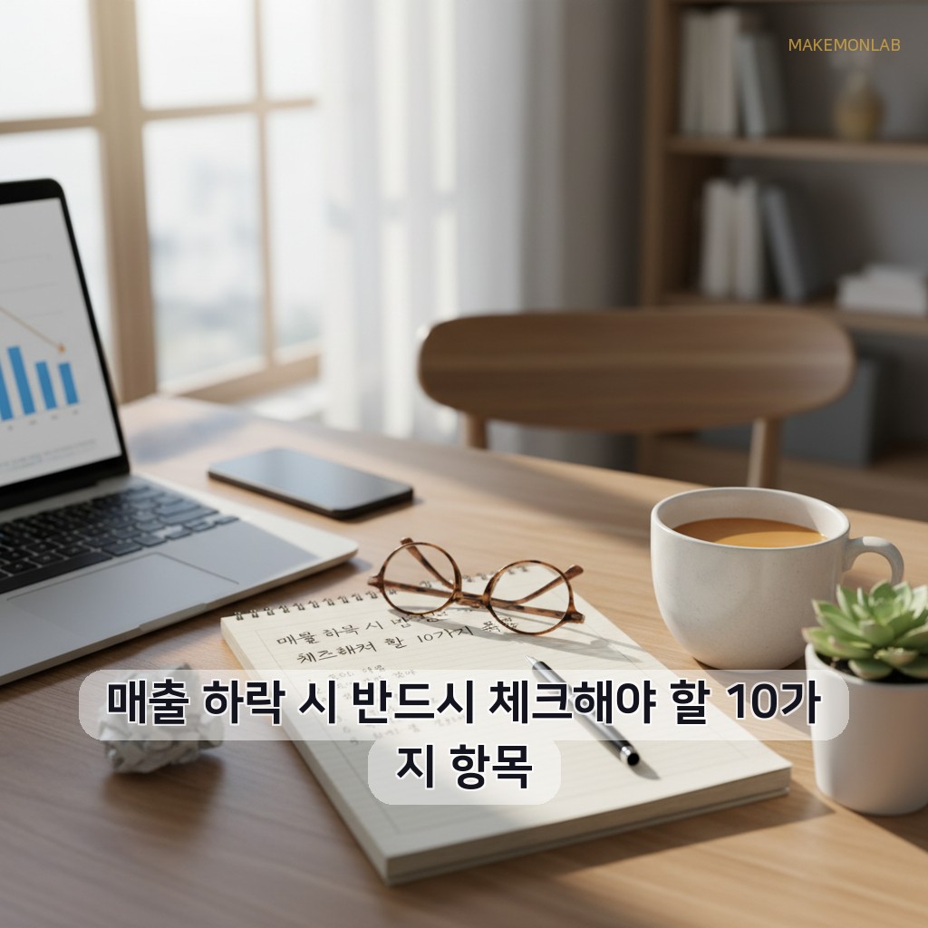 매장 매출이 떨어질 때 체크해야 할 10가지 - 매출 하락 시 반드시 체크해야 할 10가지 항목