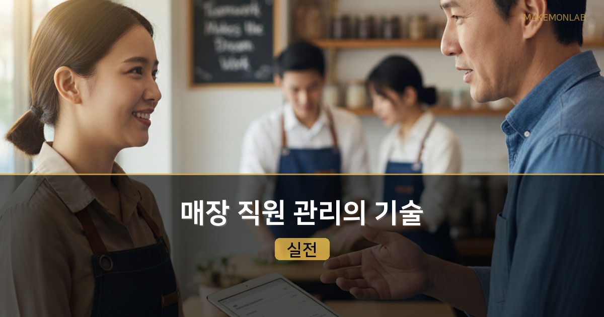 소규모 자영업자의 직원 관리 — 작은 팀에서 생기는 문제들