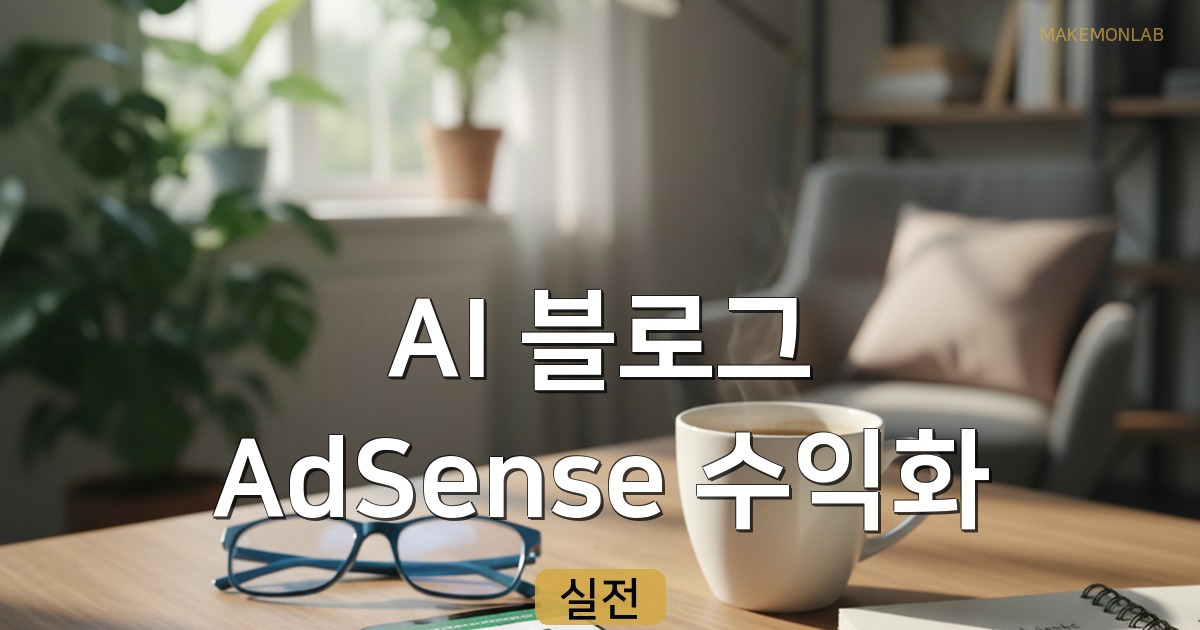 AI 블로그의 AdSense 수익화, 승인부터 RPM 개선까지 실제 과정