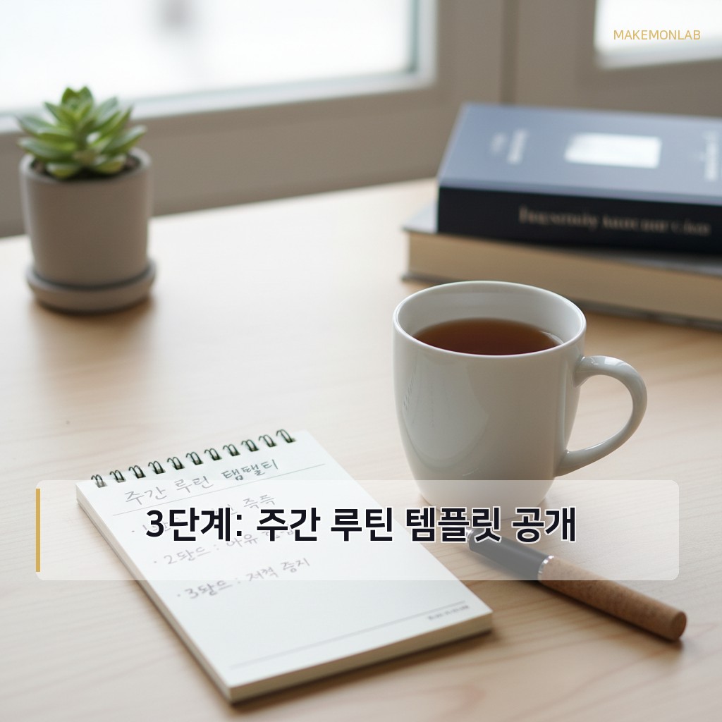 1인 브랜드의 AI 마케팅 달력 자동화 - 3단계: 주간 루틴 템플릿 공개
