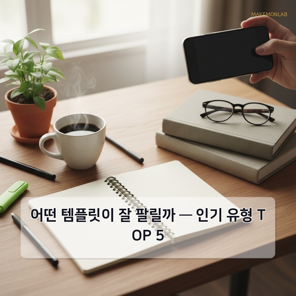 노션 템플릿 만들어 팔기 - 어떤 템플릿이 잘 팔릴까 — 인기 유형 TOP 5