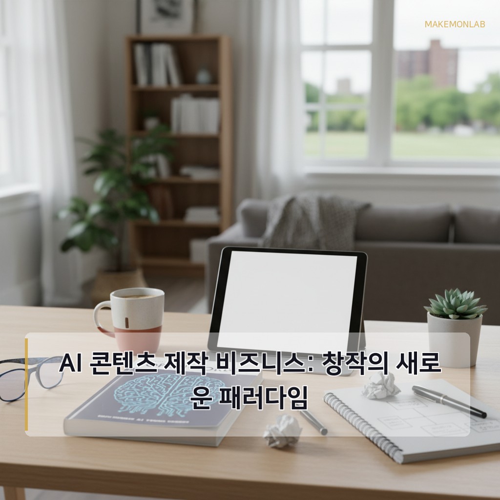 AI로 돈 버는 5가지 비즈니스 모델 - AI 콘텐츠 제작 비즈니스: 창작의 새로운 패러다임