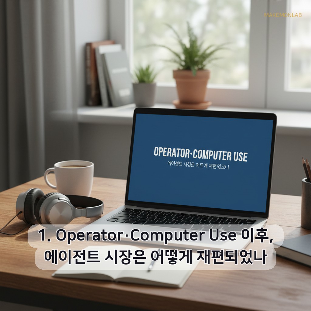 2026 하반기 주목할 AI 에이전트 10선 - 1. Operator·Computer Use 이후, 에이전트 시장은 어떻게 재편되었나