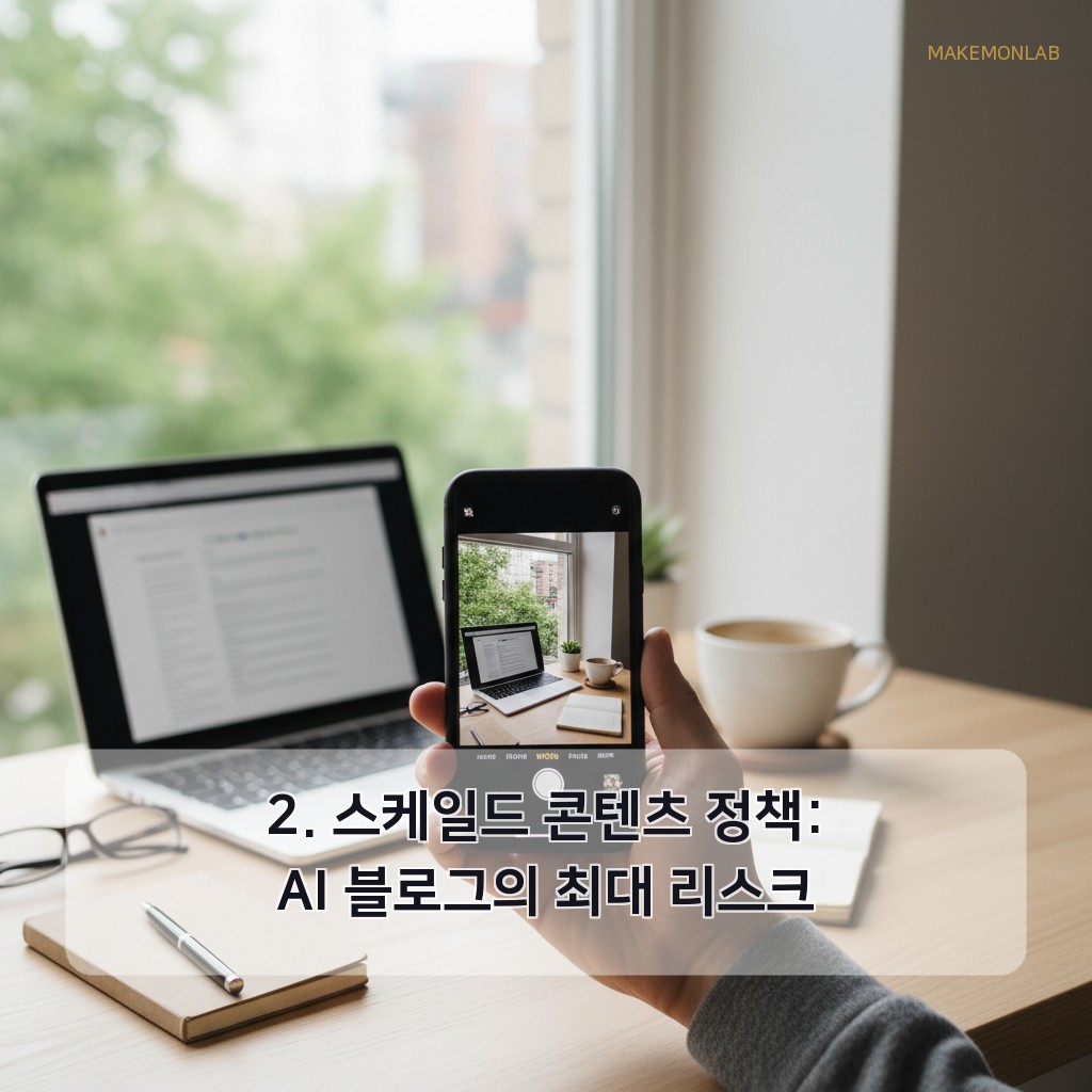 AI 블로그 AdSense 수익화 - 2. 스케일드 콘텐츠 정책: AI 블로그의 최대 리스크