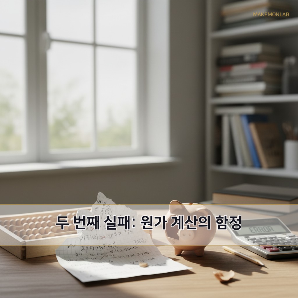 3번 망하고 4번째 성공한 자영업자 이야기 - 두 번째 실패: 원가 계산의 함정