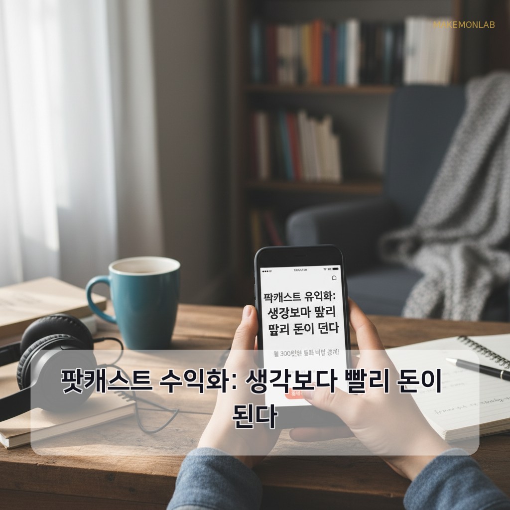 2026년 1인 미디어 수익화 트렌드 - 팟캐스트 수익화: 생각보다 빨리 돈이 된다