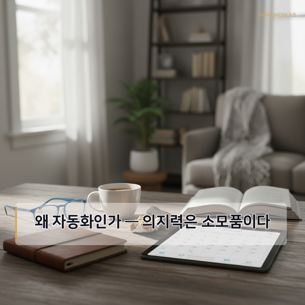 돈 모으는 자동화 시스템 만들기 - 왜 자동화인가 — 의지력은 소모품이다
