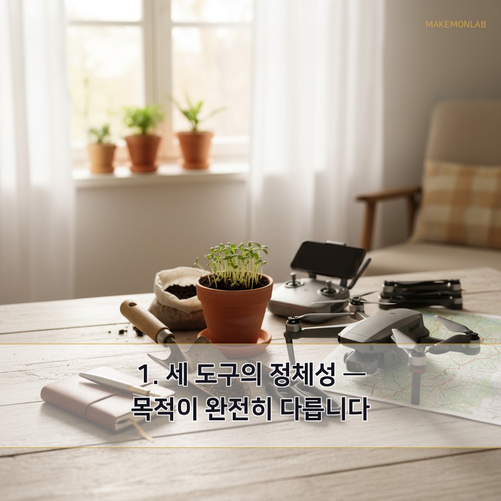 Canva AI vs Figma AI vs Adobe Express - 1. 세 도구의 정체성 — 목적이 완전히 다릅니다