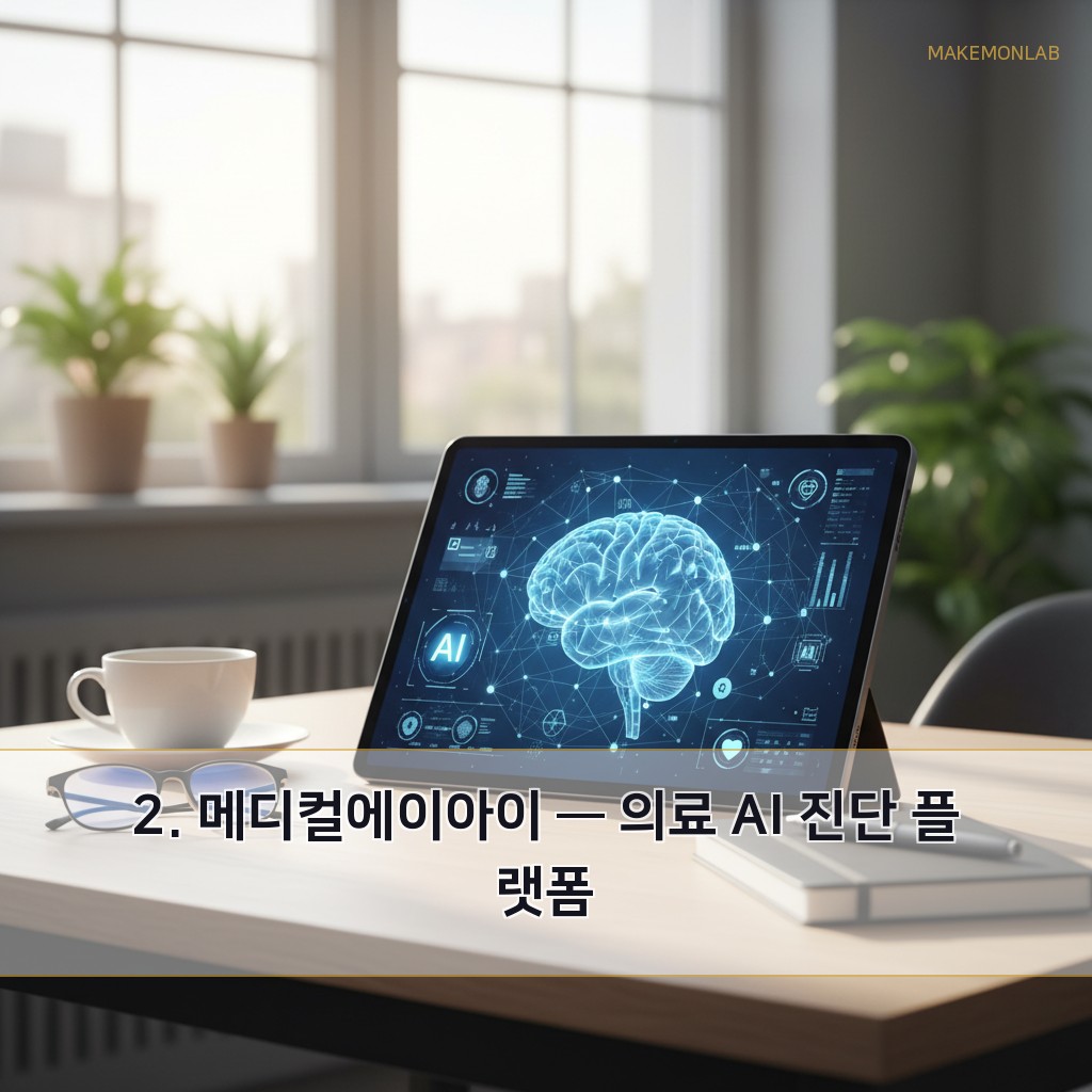 2026년 주목할 유망 스타트업 5선 - 2. 메디컬에이아이 — 의료 AI 진단 플랫폼