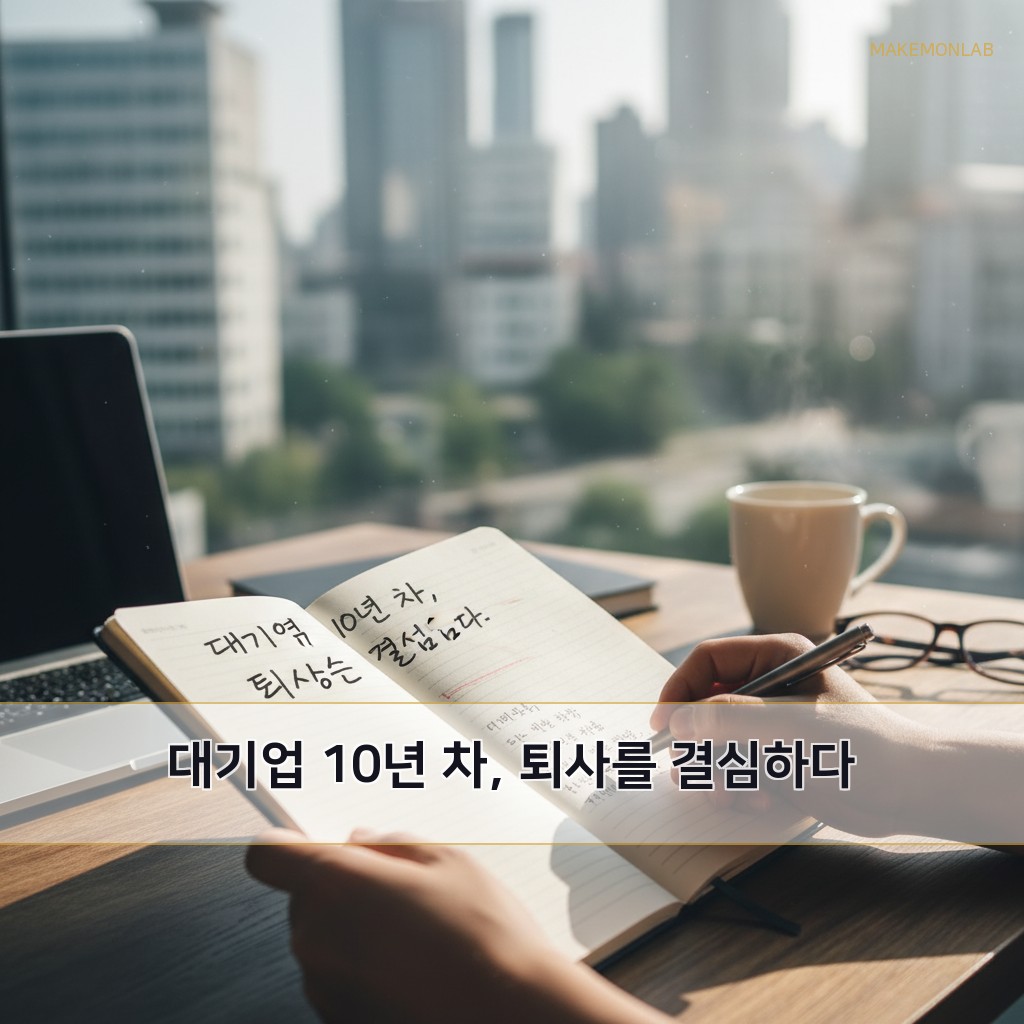 부부가 함께 운영하는 동네 빵집 창업기 - 대기업 10년 차, 퇴사를 결심하다