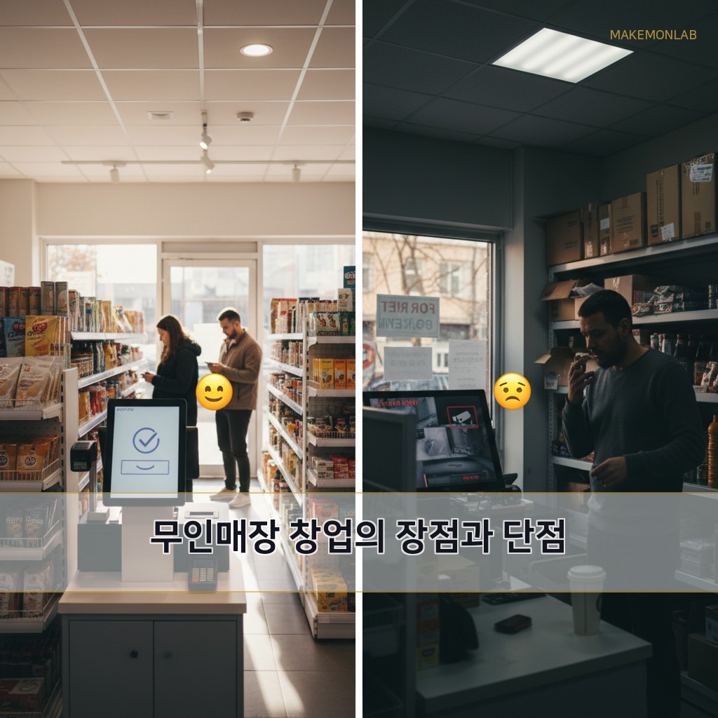무인매장 창업 수익성 분석 - 무인매장 창업의 장점과 단점