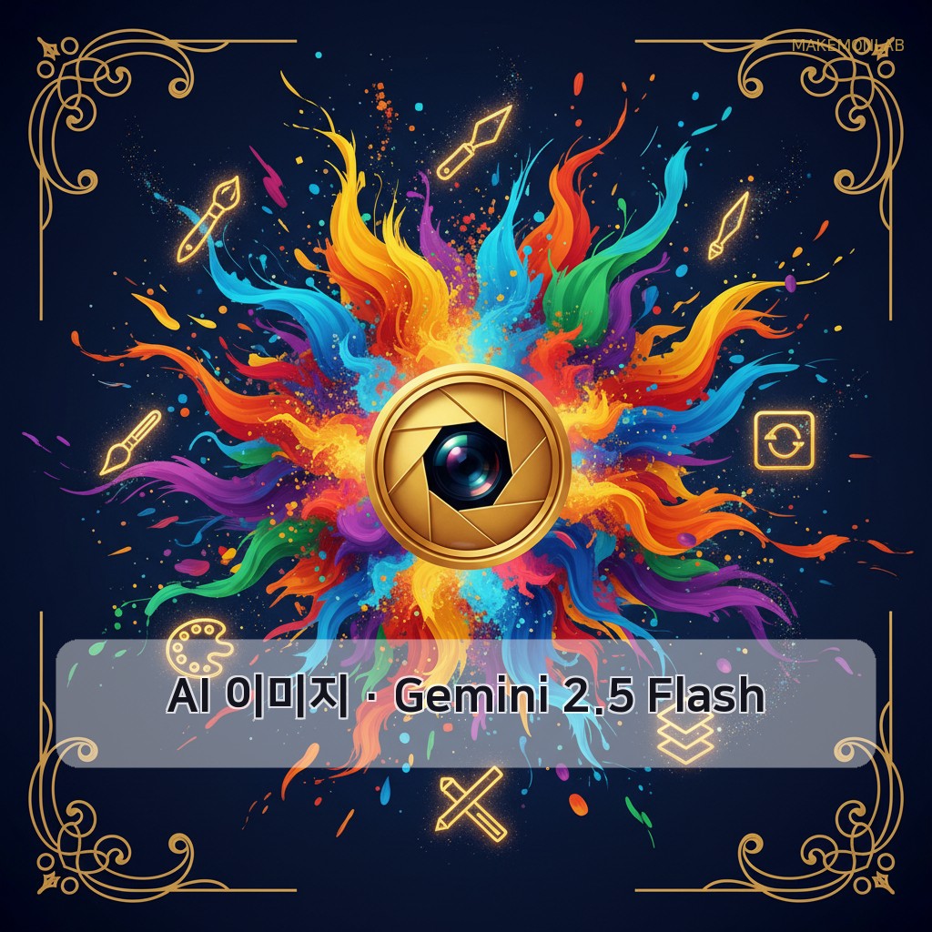 2026 한국 1인 사업자가 진짜 쓰는 AI 도구 Top 7 - AI 이미지 · Gemini 2.5 Flash